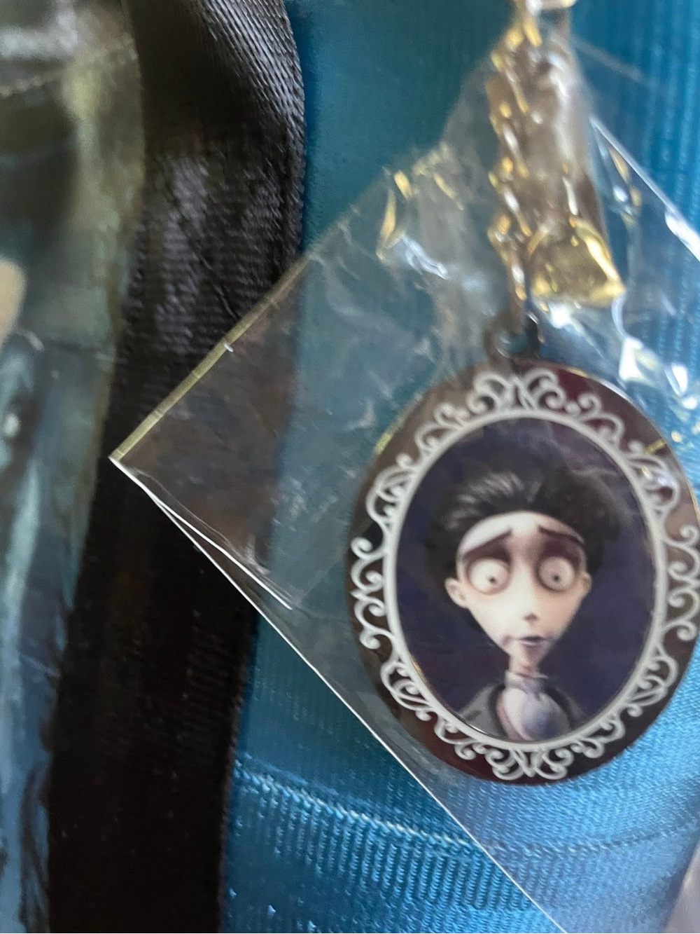 Harveys Tim Burton Corpse Bride Blue Graphic Tote Bag - Picture 3 of 7